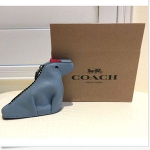 COACH REXY COIN CASE Pouch Bag Charm Leather